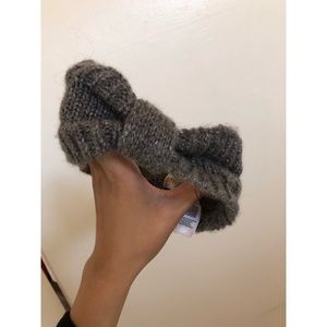Grey Knitted Headband